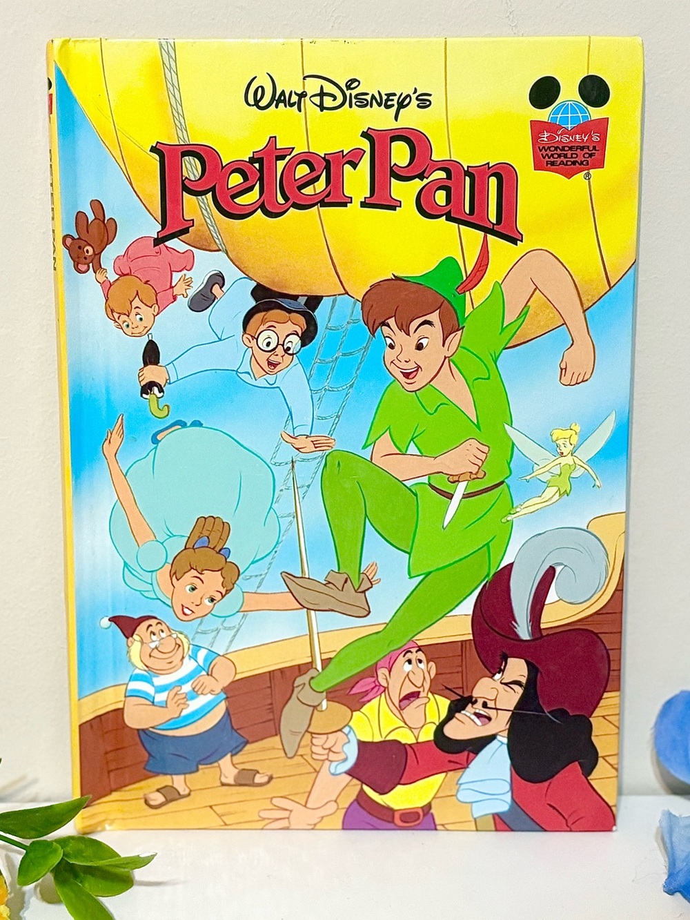 Vintage 90’s Peter Pan Classic Disney Children’s Book-Wonderful World of Reading